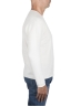 SBU 03493_2021AW White merino extra fine blend round neck sweater  03