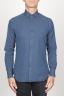 SBU 00938 Clásica camisa oxford azul lavado con cuello de punta  01