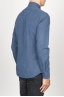 SBU 00938 Clásica camisa oxford azul lavado con cuello de punta  03