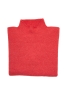 SBU 03499_2021AW Red mock neck raw cut sweater 06