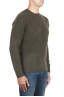 SBU 03502_2021AW Green cashmere and wool blend crew neck sweater 02