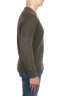 SBU 03502_2021AW Green cashmere and wool blend crew neck sweater 03