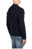 SBU 03503_2021AW Blue cashmere and wool blend crew neck sweater 04