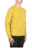 SBU 03504_2021AW Jersey amarillo de cachemir y mezcla de lana con cuello redondo 02