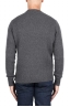 SBU 03505_2021AW Grey cashmere and wool blend crew neck sweater 05