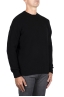 SBU 03507_2021AW Black cashmere and wool blend crew neck sweater 02