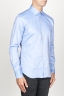 SBU 00939 Clásica camisa oxford azul de algodón con cuello de punta  02