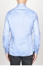 SBU 00939 Clásica camisa oxford azul de algodón con cuello de punta  04