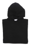 SBU 03511_2021AW Black cashmere and wool blend hooded sweater 06