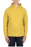 SBU 03513_2021AW Yellow cashmere and wool blend hooded sweater 01
