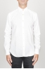 SBU 00940 Clásica camisa oxford blanco de algodón con cuello de punta  01