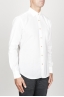 SBU 00940 Clásica camisa oxford blanco de algodón con cuello de punta  02