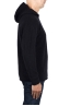 SBU 03521_2021AW Blue merino wool blend hooded sweater 03