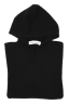SBU 03523_2021AW Black merino wool blend hooded sweater 06