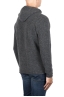 SBU 03525_2021AW Anthracite merino wool blend hooded sweater 04