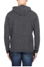 SBU 03525_2021AW Anthracite merino wool blend hooded sweater 05