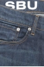 SBU 03527_2021AW Denim bleu jeans délavé en coton biologique 06