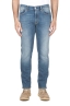SBU 03529_2021AW Pure indigo dyed stone bleached stretch cotton blue jeans 01