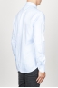 SBU 00941 Clásica camisa oxford azul claro de algodón con cuello de punta  03