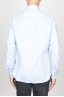 SBU 00941 Clásica camisa oxford azul claro de algodón con cuello de punta  04