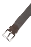 SBU 03012_2021AW Brown calfskin suede belt 1.4 inches  04