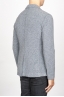 SBU 00910 Single breasted grey stretch wool blend blazer 03