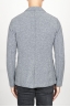 SBU 00910 Single breasted grey stretch wool blend blazer 04