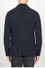 SBU 00911 Single breasted blue stretch wool blend blazer 04