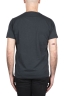 SBU 03308_2021AW Camiseta de algodón flameado con cuello redondo gris plomo 05