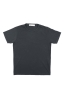 SBU 03308_2021AW Camiseta de algodón flameado con cuello redondo gris plomo 06