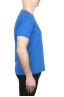 SBU 03313_2021AW T-shirt à col rond en coton flammé bleu chine 03