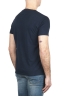 SBU 03315_2021AW Camiseta de algodón con cuello redondo en color azul marino 04