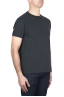 SBU 03316_2021AW T-shirt classique en coton piqué gris plomb 02