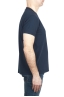 SBU 03318_2021AW Camiseta clásica de piqué de algodón azul marino 03