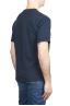 SBU 03322_2021AW Camiseta de algodón puro con cuello redondo azul marino 04