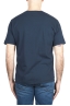 SBU 03322_2021AW Camiseta de algodón puro con cuello redondo azul marino 05