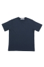 SBU 03322_2021AW Camiseta de algodón puro con cuello redondo azul marino 06