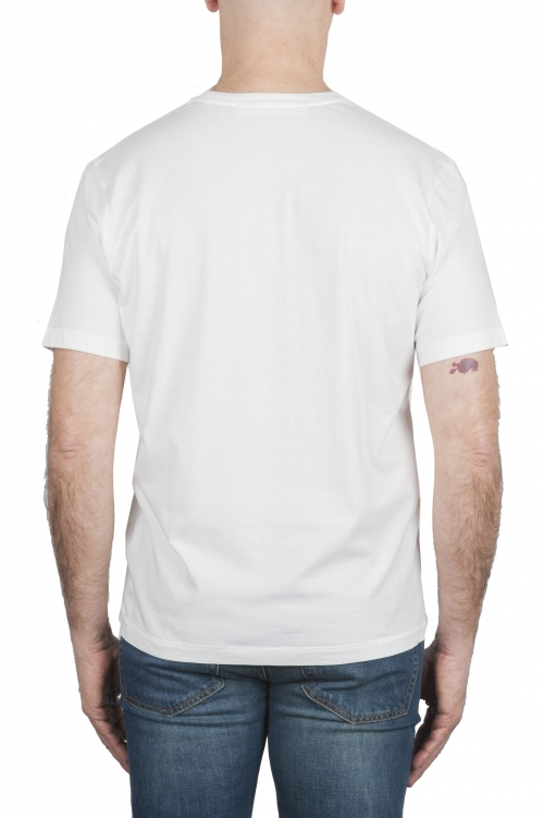 SBU 03323_2021AW T-shirt col rond en pur coton blanc 01