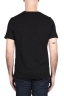 SBU 03328_2021AW T-shirt col rond en coton noir avec poche plaquée 05