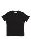 SBU 03328_2021AW T-shirt col rond en coton noir avec poche plaquée 06