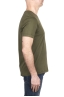 SBU 03329_2021AW T-shirt col rond en coton vert avec poche plaquée 03