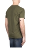 SBU 03329_2021AW Camiseta de algodón verde de cuello redondo y bolsillo de parche 04