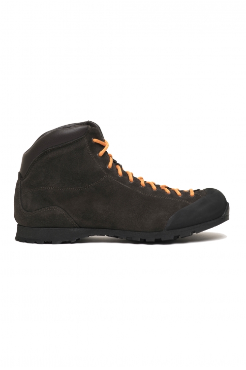 SBU 03539_2021AW Hiking boots in brown calfskin suede leather 01