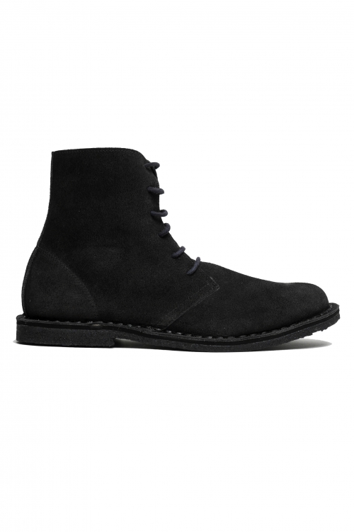 SBU 03548_2021AW Desert boots classiche in pelle scamosciata nera 01