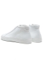 SBU 03554_2021AW Sneakers stringate alte di pelle bianche 03
