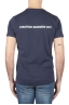 SBU 03580_2021AW T-shirt girocollo blu stampata con logo SBU 01