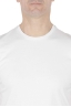 SBU 03583_2021AW Camiseta blanca de cuello redondo estampada con logo SBU 06