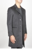 SBU 00919 Clásico abrigo masculino gris de cachemire 02