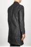 SBU 00920 Trench-coat en coton imperméable noir classique 03