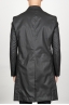 SBU 00920 Classic men's black waterproof raincoat in cotton blend 04